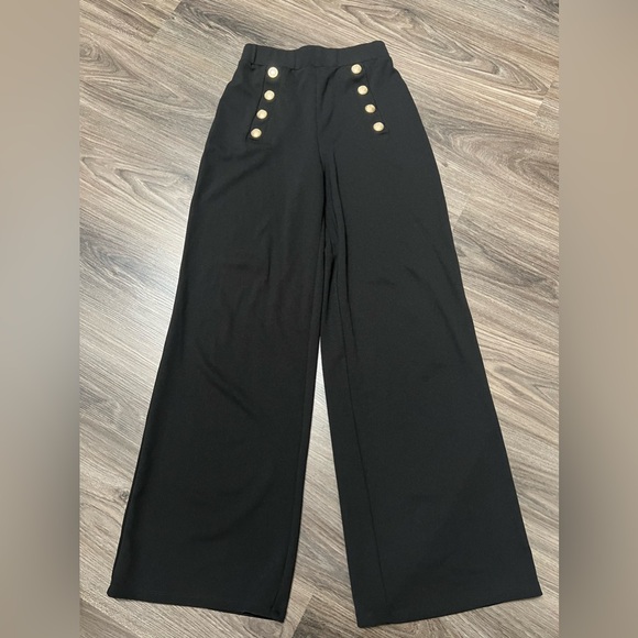 H&M Trousers in heavy jersey. High waist with concealed elastication - Picture 3 of 9